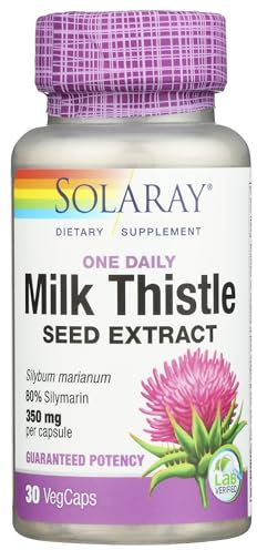 Solaray Milk Thistle 350mg | Cardo Mariano | 30 VegCaps