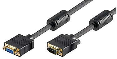 Wentronic CAK SVGA XGA 500V 15M/15F 5m - Câbles VGA (5m, VGA (D-Sub), VGA (D-Sub))