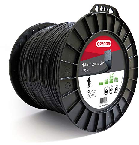 Oregon 295314E - Filo per tagliasiepi Nylium Square, 3,75 mm x 100 m