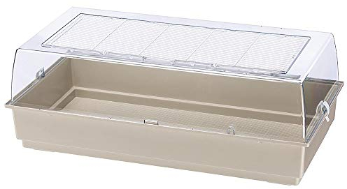 Großer Kunststoffkäfig für Kaninchen und Meerschweinchen Maxi Duna Multy von Ferplast, mit Häuschen für Kaninchen Zwergkaninchen, kleine Nagetiere, Lüftungsgitter, 99 x 51,5 x 36 cm