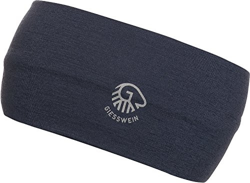 Giesswein Stirnband - Leichtes Merino Jersey Headband | Atmungsaktives Sport-Stirnband fuer Damen & Herren - warmer Unisex-Ohrenschutz fuer Outdoor & Laufen