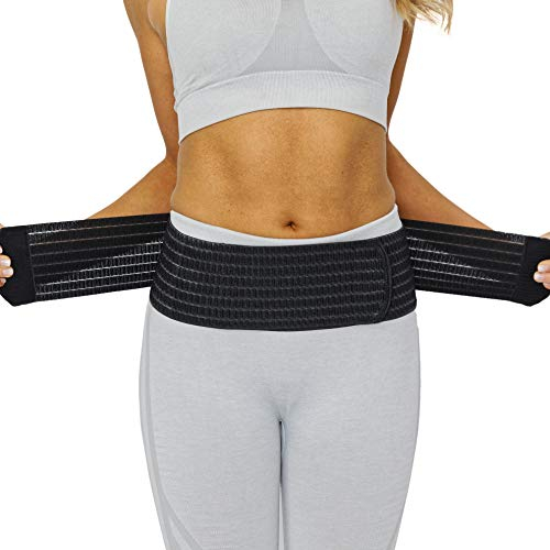 NEOtech Care 3-in-1 Bauchgurt für Schwangerschaft und nach der Geburt - zur Stützung von Bauch und Becken (Schwarz, M)