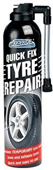 Car Pride Quick Fix Immediate Tyre Repair Seals Inflates Wheel Car Van 300ml