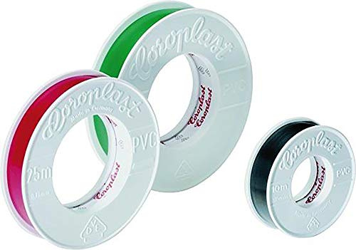 Coroplast Cinta aislante nº 302, 10 m x 15 mm, color rojo