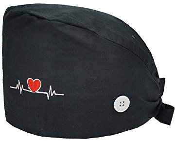 Bonnet À Récurer Unisexe Chapeau De Travail Bonnet Déjeuner Bonnet De Cuisson Plaine Boutonnée Casquette Nbandana Cuisine Usine De Restauration Et De Boisson Travailler Les Cheveux Propres Chiffon An