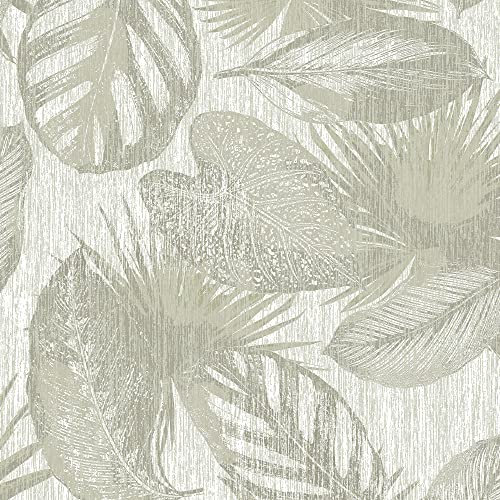 Superfresco Easy Papier peint intissé Urban nature 1005 x 52cm Taupe | Revêtement Mural, Tapisserie | Ambiance Facile à poser et à enlever