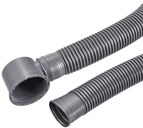 MECCANIXITY Bathtub Drain Pipe Expandable Waste Drain 82cm Tubing Flexible Drainage Hose for Bathroom Shower, Grey Pack of 1