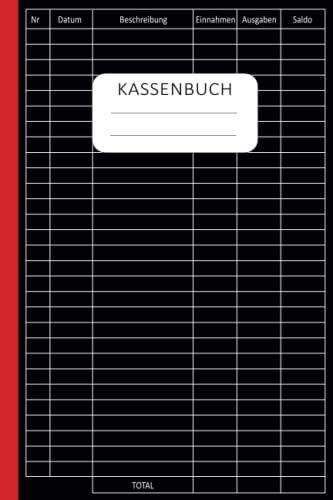 Kassenbuch Kleinunternehmer: Einnahmen und Ausgaben buch einfach eintragen perfekt für Kleinunternehmer, Vereine, Haushalt Und Selbständige - Din A5 - 04