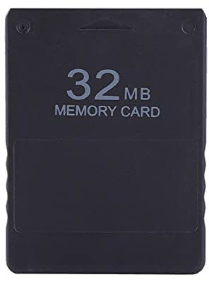 Carte Mémoire Pour PS2, 8M-256M Jeu De Carte Mémoire Carte Mémoire Accessoires De Jeux Haute Vitesse Pour Enregistrer des Jeux Et des Informations Pour Sony Playstation 2 PS2.(32M)