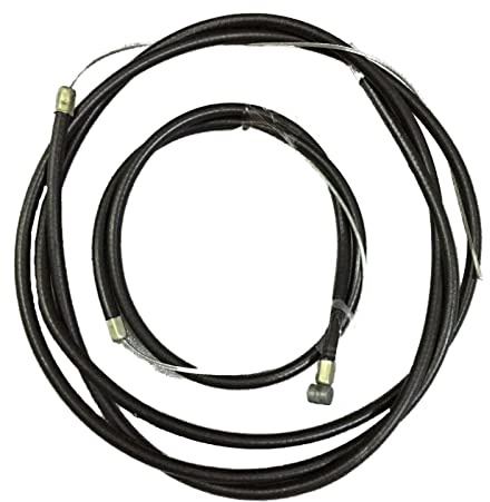 4 Pieces Bike Brake Cable, Universal Standard Inner Outer Brake Cable Front and Rear Inner Outer Cable Bicycle Brake Cable for Road Bike/Mountain Bike/MTB (Black Complete Cable Set)