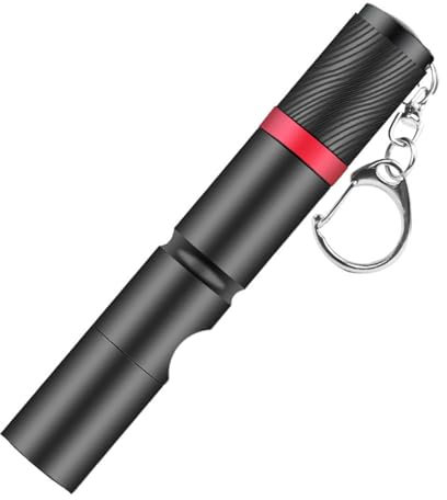 WURF Super Luminoso Torcia Elettrica Torcia Tattica Militare | Torcia LED Potente Professionale | Ricaricabile USB | Impermeabile Flashlight (Size : 13.5cm)