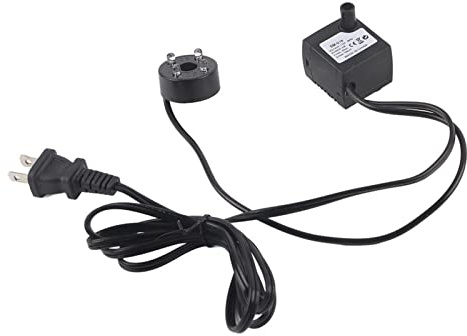 2W Ultra Quiet Submersible with LED Light Fish Pond Aquarium Fountain, Multifunctional Accessory For Home Use (US standard 110V)