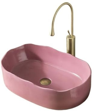 Hhmmei2024-23 Vasque à Poser Salle de Bain Évier de terrasse, lavabo de comptoir Simple, lavabo de Balcon, lavabo de ménage, évier de Salle de Bains Lavabo Salle de Bain