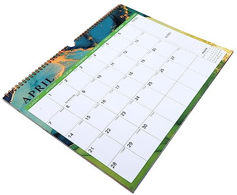 Sewroro Wandkalender -2025 Monatskalender Zum Aufhängen Langlebig Einfach Zu Bedienen Für Büro Und Zuhause