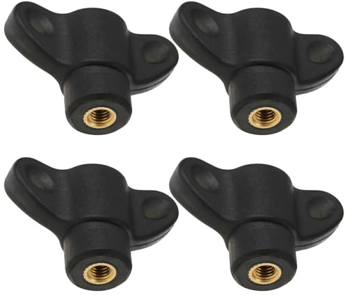 YINETTECH Lot de 4 écrous Papillon M6 pour Fraise Scie Sauteuse Foret Boulon 6 X 40 Mm