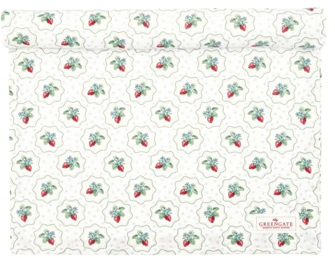 GreenGate Berry Tischläufer Petit White 140x45cm