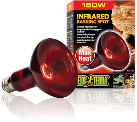 Exoterra Infra-Rojo Nocturno Heat Glo, 150 W