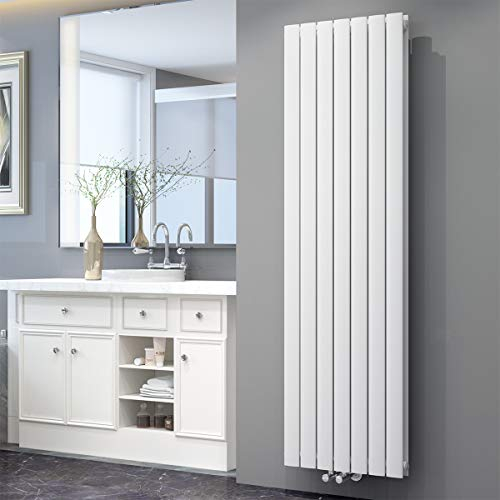 ELEGANT Design Flach Heizkörper 1800 x 539 mm Weiß Badheizkörper Doppellagig Heizkoerper Vertikal Paneelheizkörper