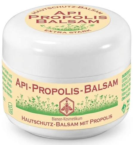 Api Propolis Balsam 50ml – Hautschutzbalsam mit Bienenwachs & Honig | Hochkonzentrierte extra starke Creme zur Pflege beanspruchter Haut – Natürlicher Schutz ohne künstliche Zusätze