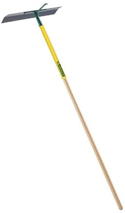 LEBORGNE - Épandeur à Béton Batipro 50 cm - Manche Bois Certifié PEFC 100% - Outillage de Jardin - Pour Bitume, Tout-Venant, Béton - Lame Acier Trempé - Monture Élargie