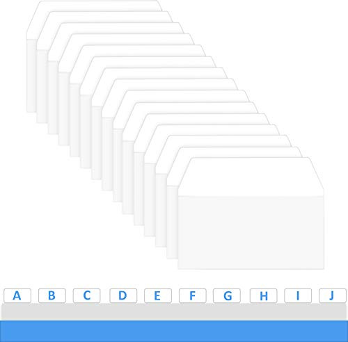 Zonon 200 Pieces Tabs 2 Inch Sticky Index Tabs, Writable and Repositionable File Labels Flags White Page Pop up Markers Labels for Reading Notes, Books and Classify Files