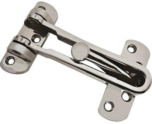 Security Solutions - Swing Bar Door Guard - Internal - Chrome