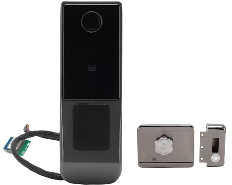 Intelligentes Türschloss für Tuya WiFi, (APP, Fingerabdruck, Passwortbildschirm, IC-Karte, Schlüssel), 5-in-1-IP67-wasserdichtes, intelligentes elektronisches WiFi-Türschloss