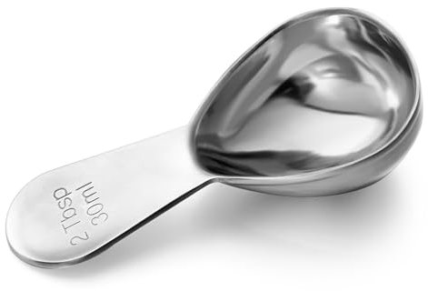 Messlöffel Kaffeelöffel Portionierer Kaffeedosierlöffel Kaffee Kaffeelöffel Edelstahl Edelstahl Kaffeelöffel Mit Langem Griff Wiederverwendbar Runder Kaffeelöffel Für Abmessen(30 ml)