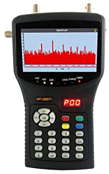 Recherche de satellites, KPT-266ST + plus AHD DVB-S2 T2 -C Satellite Finder Mètre HD Récepteur de télévision par satellite Analyse du spectre KPT-717ST,Confortable à transporter(KPT-266ST)