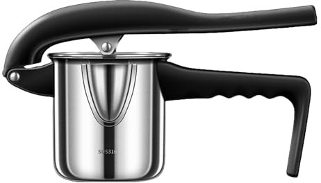 Exprimidor manual de acero inoxidable 316 de alta eficiencia, extractor de zumos para frutas y verduras, utensilio de cocina profesional
