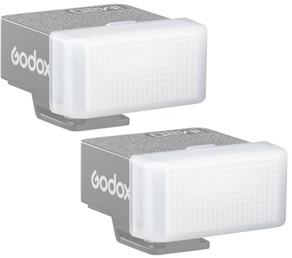Godox Camera Flash White Diffuser for Godox iM20 Camera Flash（2pack