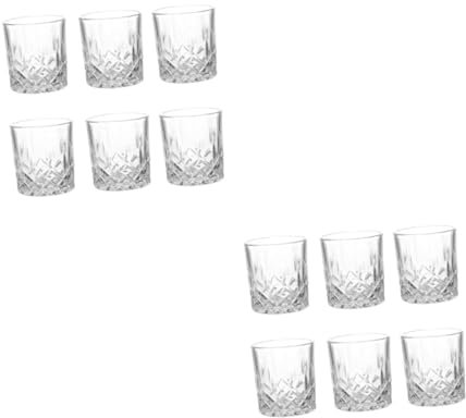 SOLUSTRE 12piezas De Cerveza De Transparente De Taza De Whisky Irrompible y Resistente