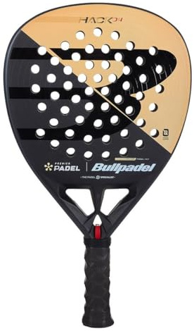 BULLPADEL - HACK 04 PREMIER padelracket | Professionell diamantformad racket | TriCarbon 18K och MultiEva Core | Total kanalaerodynamik och tricore-stabilitet | Dynamisk kraft och