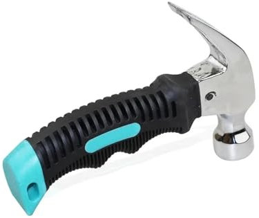 Mini martillo de garra de 8 onzas, herramienta de martillo de clavos de acero para carpintería y golpeo, ideal para proyectos electrónicos