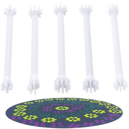 Genérico Herramientas para Pintura en - Materiales para Pintura en Piedra | Con Aplicador Ergonomico de Doble Punta Diseño Floral para Marcadores Decoracion Pulido Coloreado Artesania Esculpido