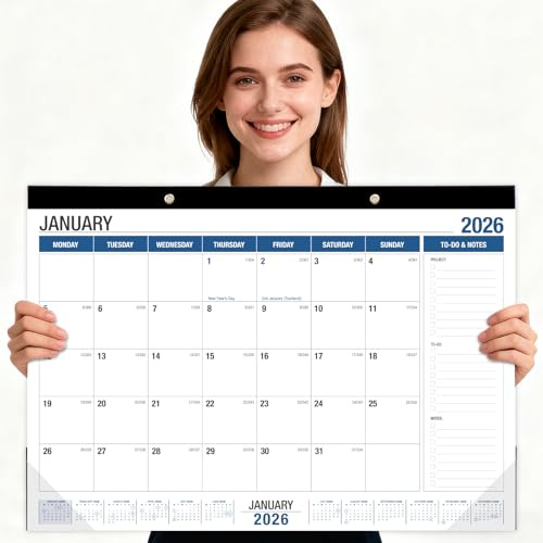 Comix Lage Wall Calendar 2026–Academic Year Monthly Wall Planner January 2026-December 2026 – Ideal for Office, School & Family – Month-to-View Calendar for Organisation & Scheduling(16.9x11.8”in)