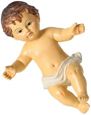 TOYANDONA Religiöse Jesus Statue Resin Figurine Feine Verarbeitung Christliche Dekoration für Zuhause Kirche Büro Taufdeko