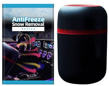MZRAN Herramienta de eliminación de hielo con calefacción para parabrisas de vehículo, descongelación rápida, portátil, calentador de nieve portátil