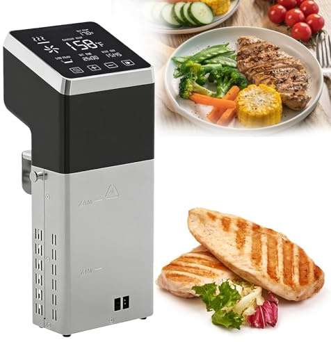 ORIDLECTAL Sous Vide Cooker with Immersion Circulator, Cooking Kit for Home 1600W Powerful Pump, Accurate Temperature Timer for Professional Chefs and Cooking Enthusiasts