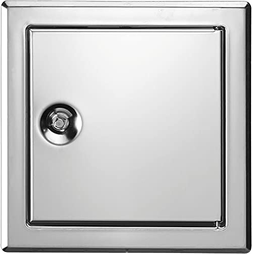 UPMANN 20651, Edelstahl Revisionstür Softline 200x200mm, mit Vierkantverschluss, 200 x 200 mm