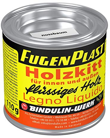 Fugenplast Holzkitt 110 g - verschiedene Farben (nussbaum)