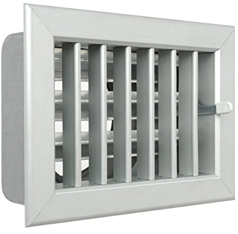 La Ventilazione GCSIAL1813100 Griglia Incasso per Camini, Alluminio, 180x130 mm