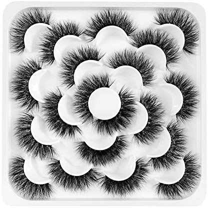 Magnetische Wimpern Magnetic Eyeliner Natural Look 3D Künstliche Magnet Wimpern Wiederverwendbare, 1 Tubes of 5ML Wasserdicht Magnetischer Eyeliner, Ideal für Geschenk 68 Paare