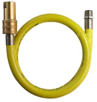 CATERHOSE Commercial Catering Yellow Gas Hose Flex 3/4 1.5 METRE 1500MM Long