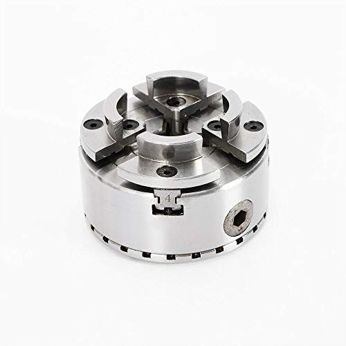 Backenfutter Spannfutter Drechselbank 4 Backen Drechselfutter Drechselspannfutter Drehfutter für kleine Drechselmaschinen Gewinde M33 für Drechselbank