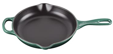 Le Creuset Signature Sartén de hierro fundido con mango de hierro, 9 pulgadas (1-3/8 cuartos de galón), Artichaut