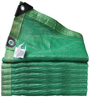 Zlovne Verde Rete Ombreggiante,Alta qualità Tessuta Ombreggiante,90% UV Rete Telo Ombra,per Muro/Giardino/Cortile/Recinzione Frangivista,Rettangolo/Quadrato (2 * 5m(7 * 16ft))