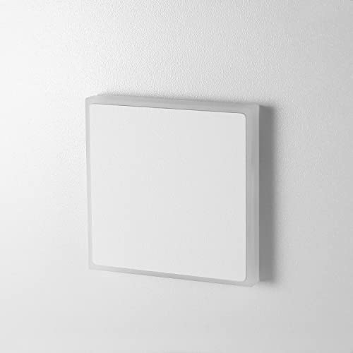 lambado® Premium LED Wandeinbauleuchte weiss für Schalterdose - Treppenbeleuchtung 230V für Innen - 1.5W ColorSwitch für Ambiente & Sicherheit im Dunkeln