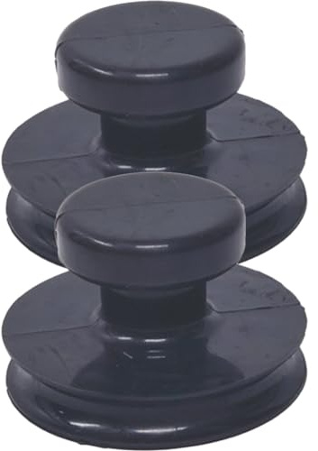 BIUDECO Singing Bowl Suction Tool Rubber 2 pack Black