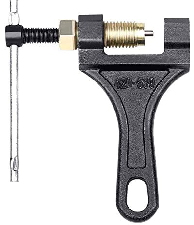 Motorrad Ketten Reparatur Werkzeug, Asudaro Motorrad Kettenglieder Splitter Detacher Metall ATV Kettenentferner Fahrrad Kettentrenner Splitter Werkzeug Kettentrenner für 420/428/530 Ketten Schwarz
